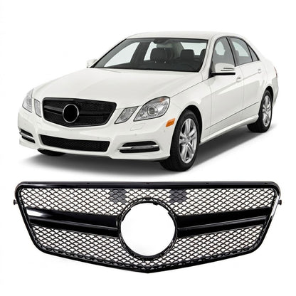 Sportgrill Schwarz passend für Mercedes E-Klasse W212 S212 2009-2013