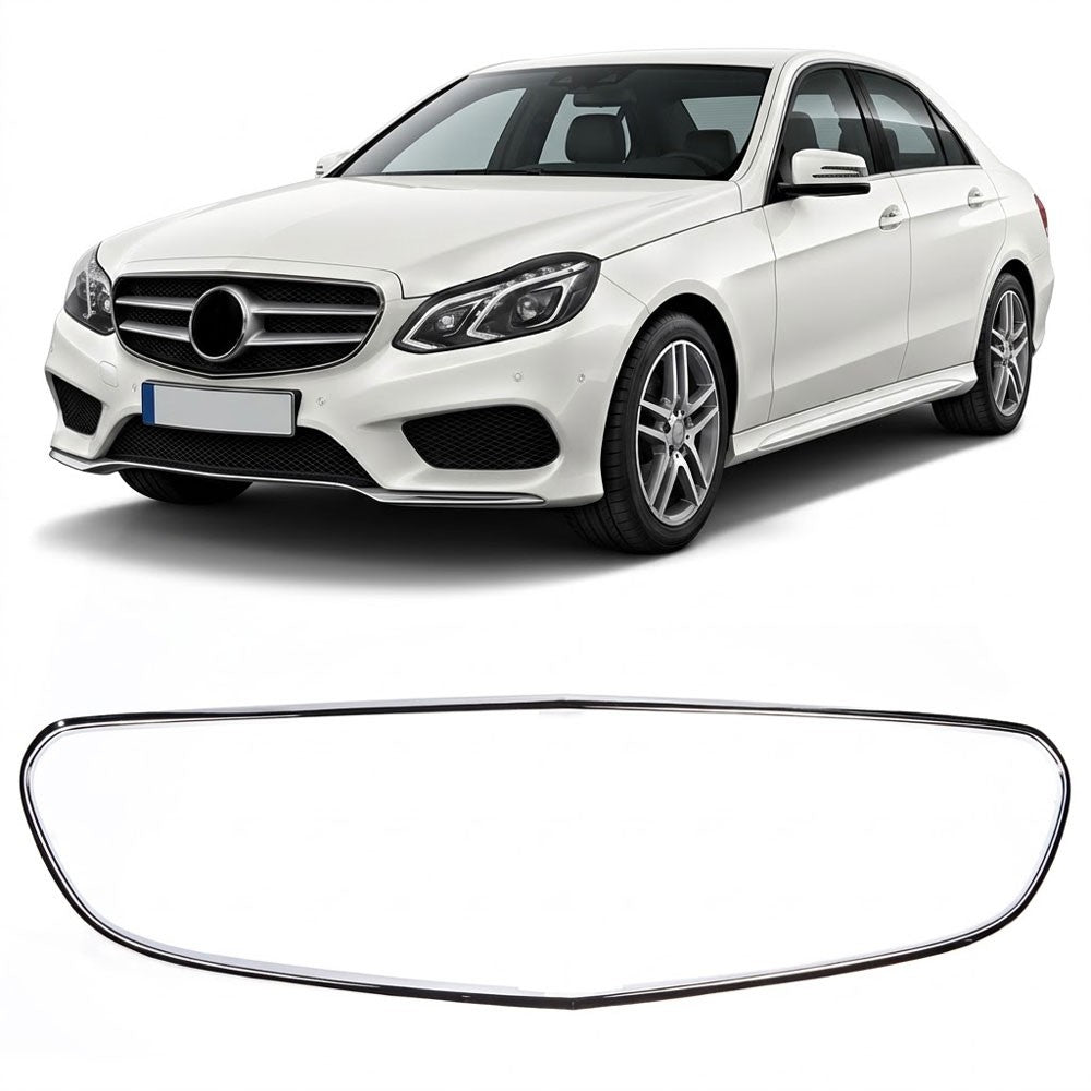 Sportgrill Rahmen Chrom passend für Mercedes E-Klasse W212 2013-2016