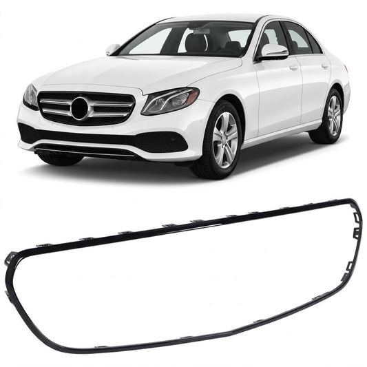Sportgrill Rahmen Hochglanz Schwarz passend für Mercedes E-Klasse 2016-2020