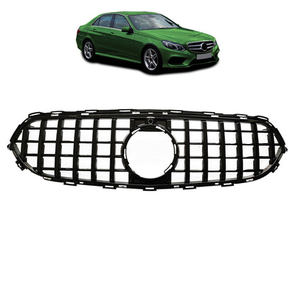 Hochglanz Schwarz GT Grill passend für Mercedes E-Klasse W213 S213 2021-2023