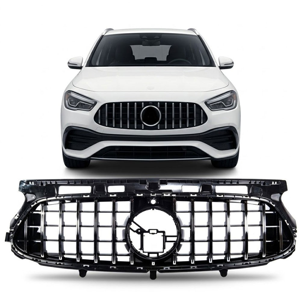 Chrom Kühlergrill Panamericana GT passend für Mercedes GLA H247 2020-2023