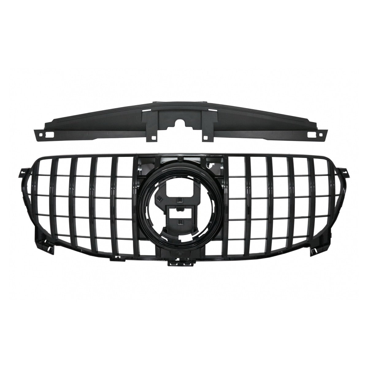 Kühlergrill Hochglanz Schwarz passend für Mercedes GLE W167 C167 2019-2023