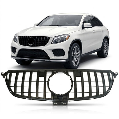 Kühlergrill Panamericana GT Hochglanz Schwarz passend für Mercedes GLE Coupé C292 15-19