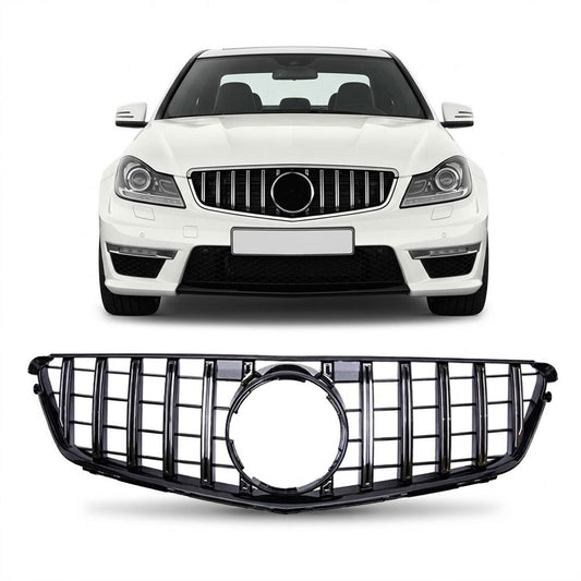 Kühlergrill Chrom Panamericana GT passend für Mercedes C-Klasse W204 2007-2015