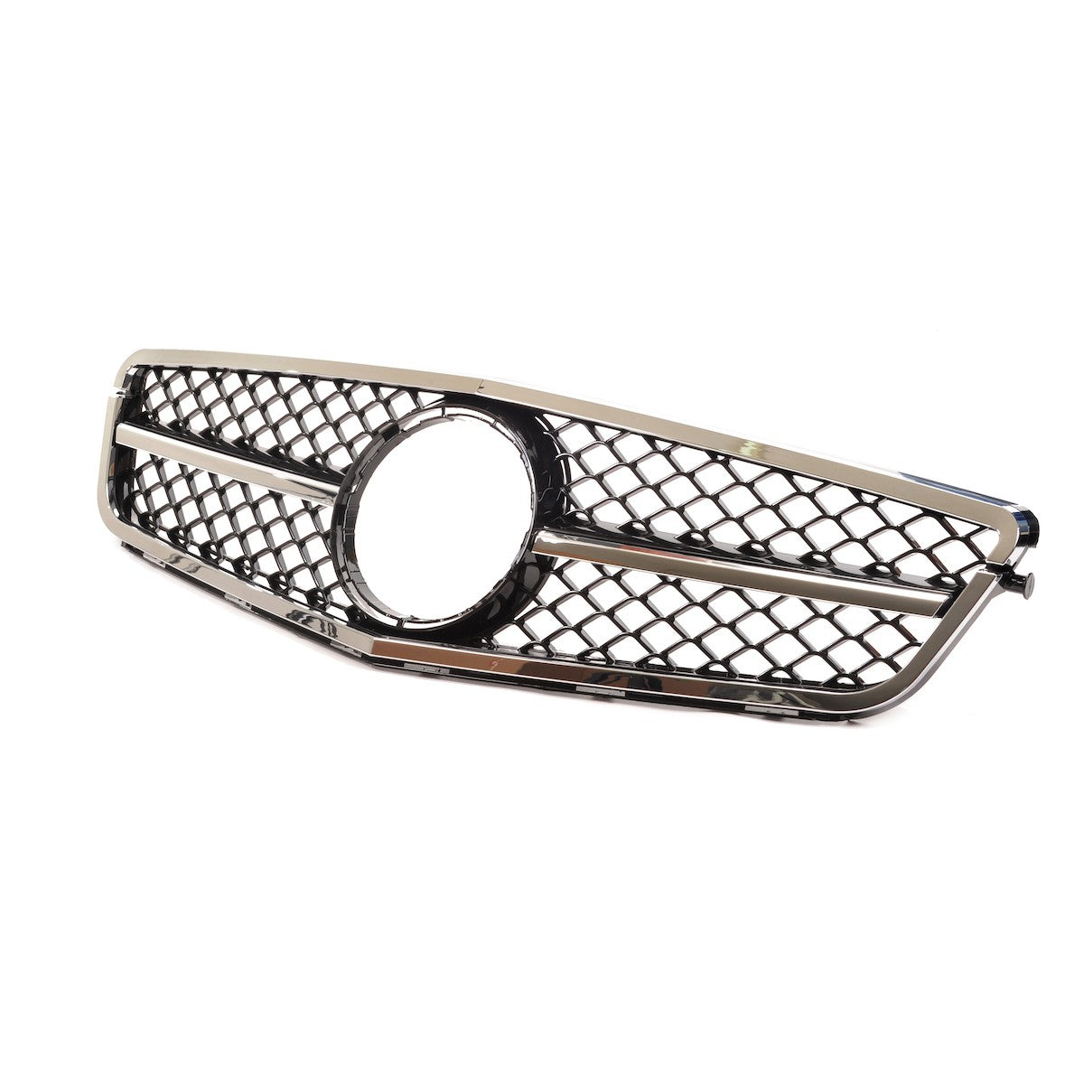 Kühlergrill Chrom Schwarz passend für Mercedes C-Klasse W204 2007-2015