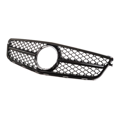 Kühlergrill Hochglanz Schwarz passend für Mercedes C-Klasse W204 2007-2015