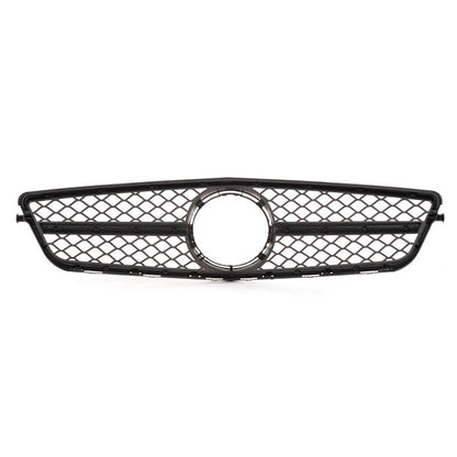 Kühlergrill Hochglanz Schwarz passend für Mercedes C-Klasse W204 2007-2015