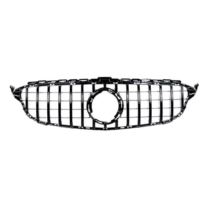 Kühlergrill Hochglanz Schwarz Panamericana GT passend für Mercedes C-Klasse W205 2018-2021