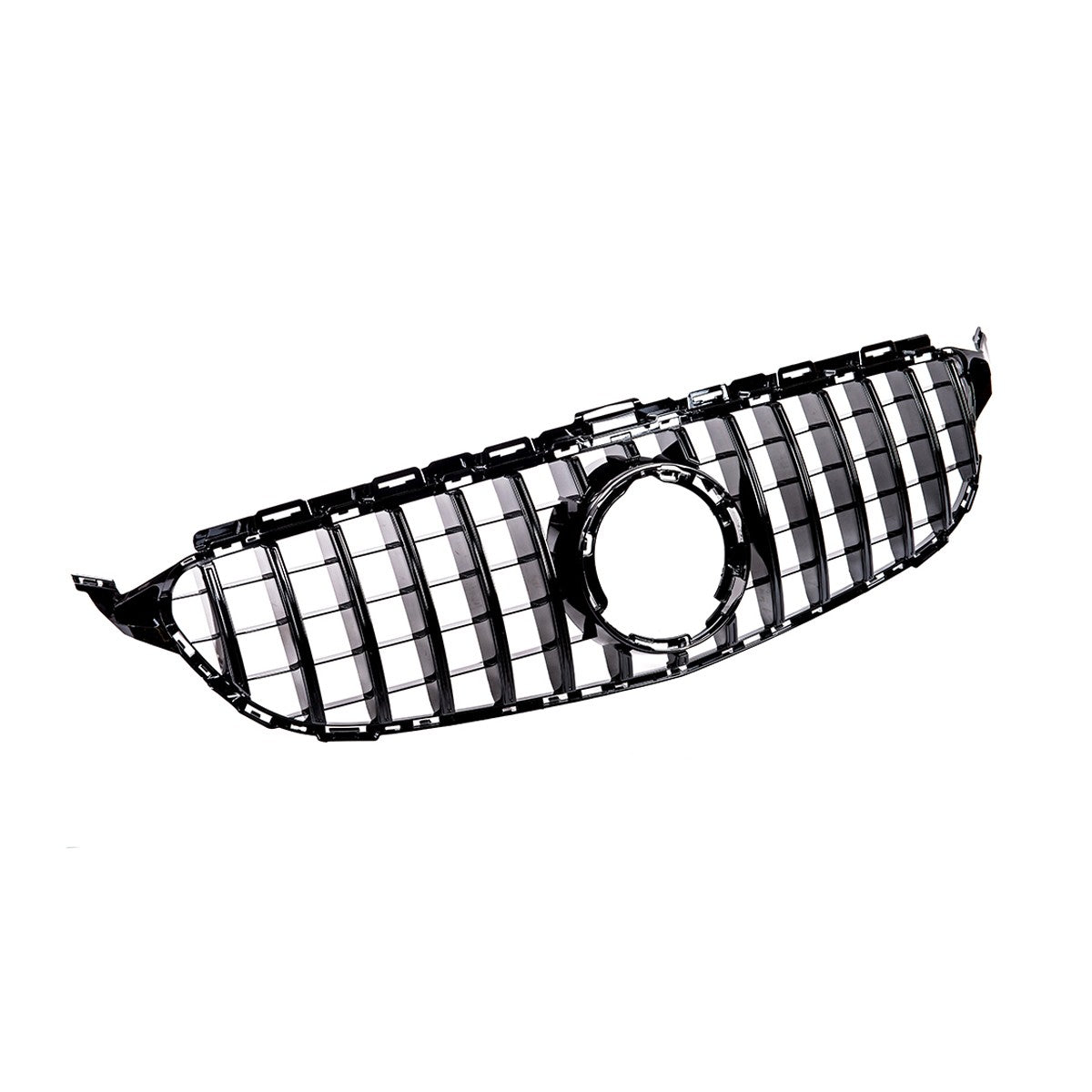 Kühlergrill Hochglanz Schwarz Panamericana GT passend für Mercedes C-Klasse W205 2018-2021