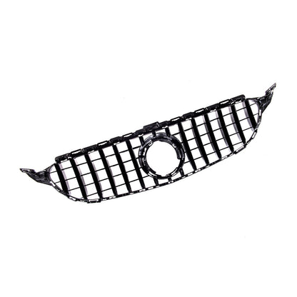 Kühlergrill Hochglanz Schwarz Panamericana GT passend für Mercedes C-Klasse W205 2018-2021