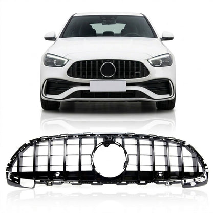 Kühlergrill Panamericana GT Hochglanz Schwarz passend für Mercedes C-Klasse W206 2021-