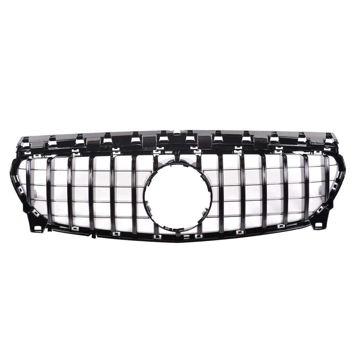 Kühlergrill Hochglanz Schwarz Panamericana GT passend für Mercedes CLA C117 2016-2019