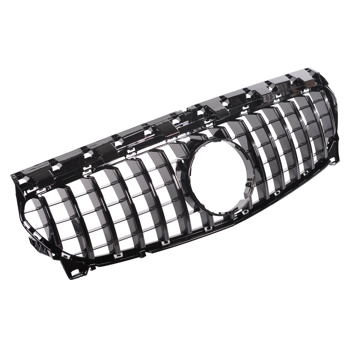 Kühlergrill Hochglanz Schwarz Panamericana GT passend für Mercedes CLA C117 2016-2019