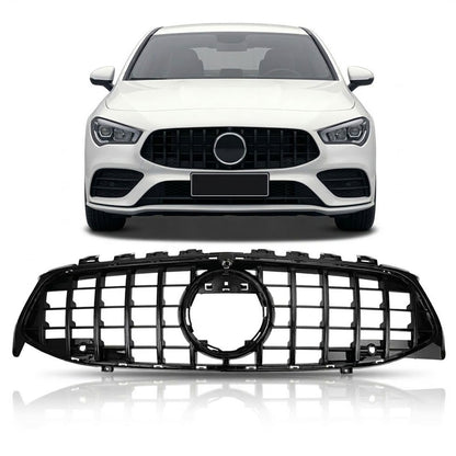 Kühlergrill Hochglanz Schwarz Panamericana GT passend für Mercedes CLA C118 2019-2023
