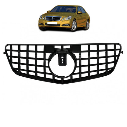 Kühlergrill Panamericana GT Hochglanz Schwarz passend für Mercedes E-Klasse W212 2009-2013