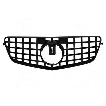 Kühlergrill Panamericana GT Hochglanz Schwarz passend für Mercedes E-Klasse W212 2009-2013