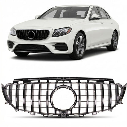 Kühlergrill Hochglanz Schwarz GT passend für Mercedes E-Klasse W213 C238 2016-2020