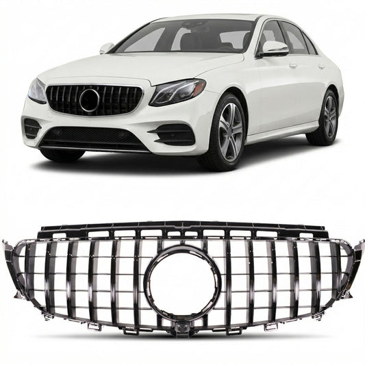 Kühlergrill Hochglanz Schwarz GT passend für Mercedes E-Klasse W213 C238 2016-2020