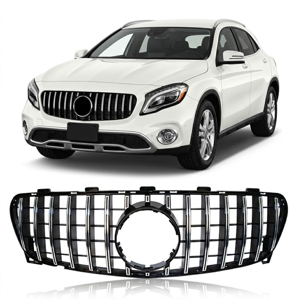 Kühlergrill Chrom Panamericana GT passend für Mercedes GLA X156 2017-2019