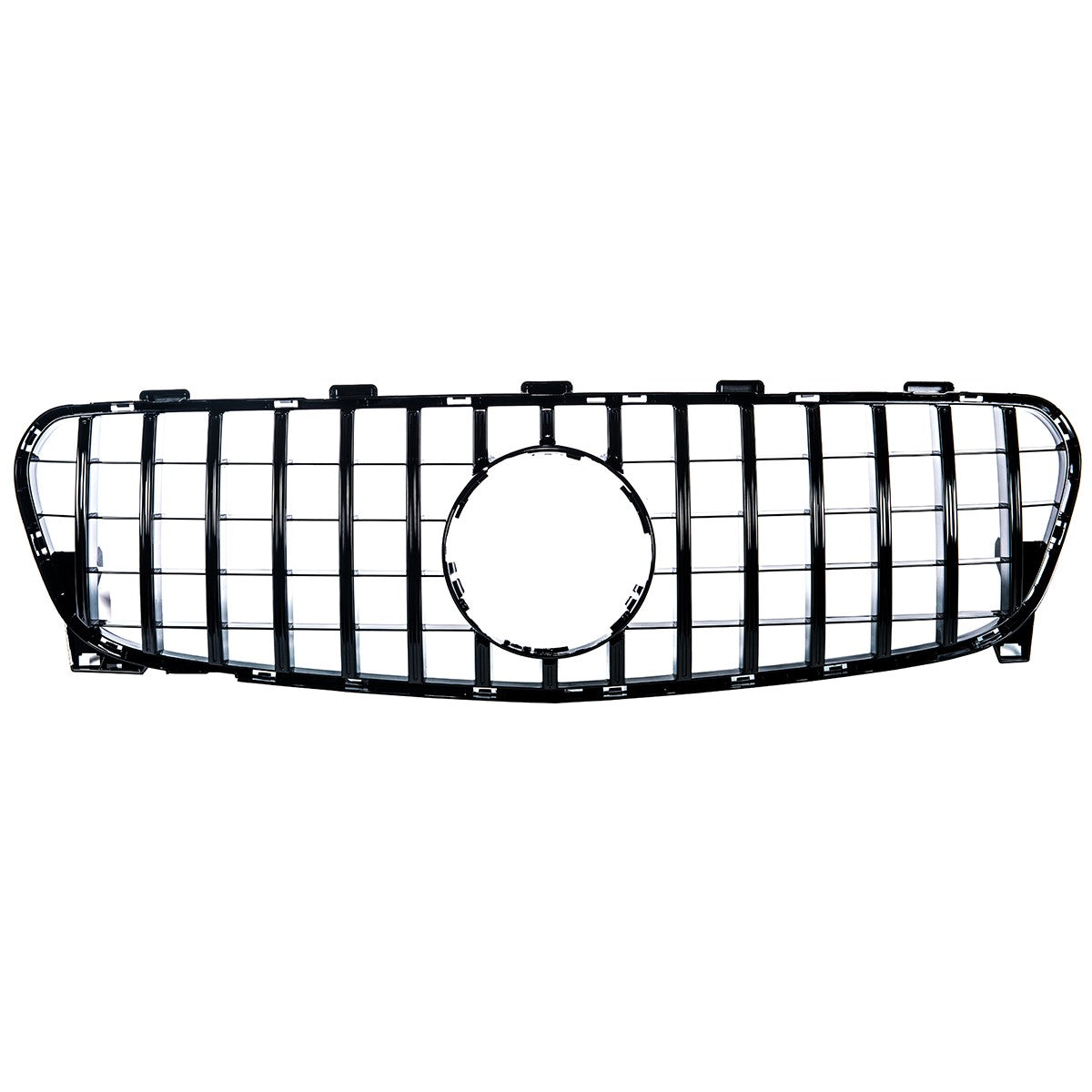 Kühlergrill Panamericana GT Hochglanz Schwarz passend für Mercedes GLA X156 2017-2019