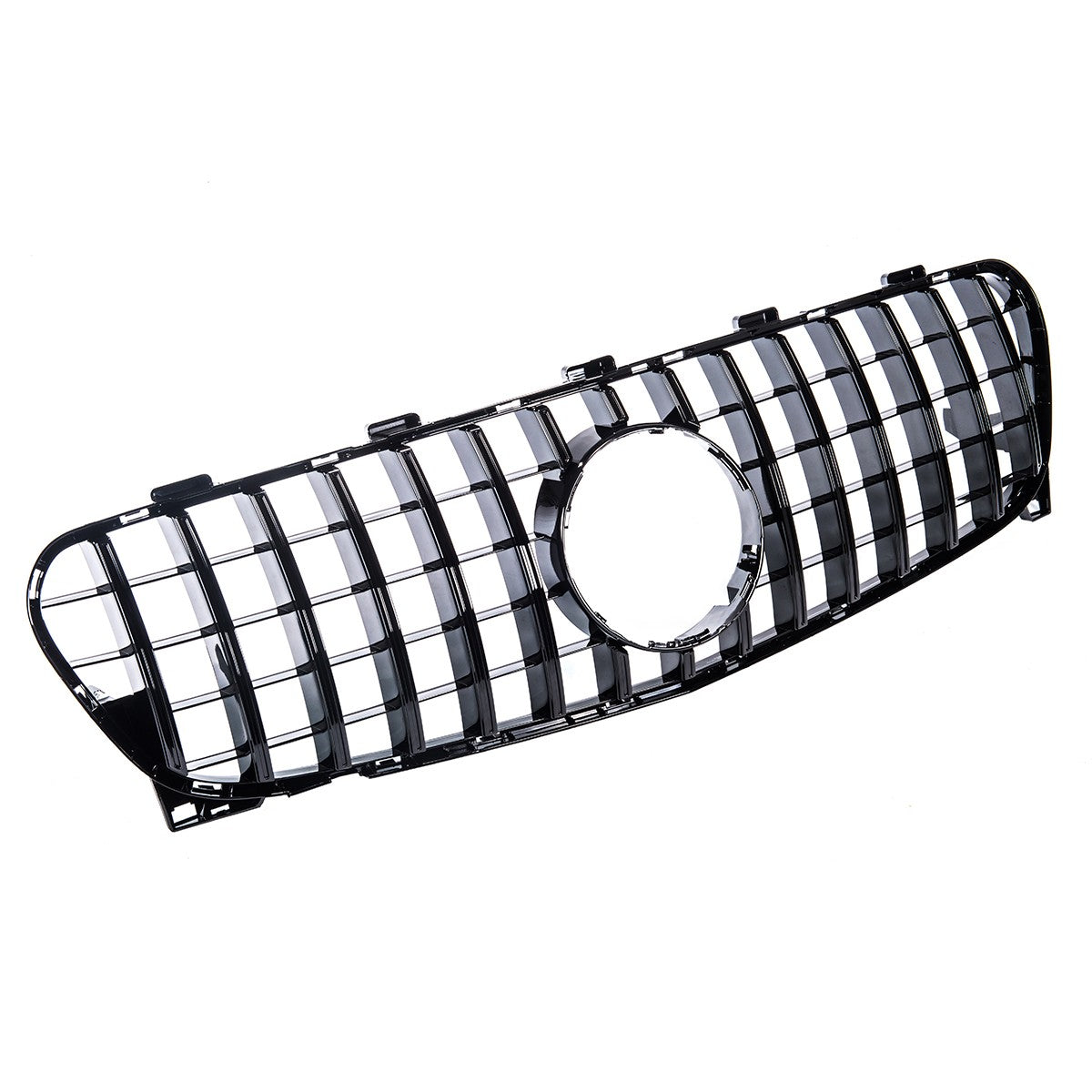 Kühlergrill Panamericana GT Hochglanz Schwarz passend für Mercedes GLA X156 2017-2019