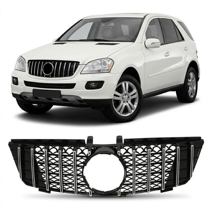 Kühlergrill Chrom Panamericana GT passend für Mercedes ML W164 2005-2008