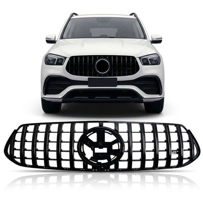 Kühlergrill Panamericana GT Hochglanz Schwarz passend für Mercedes GLE W167 2023+