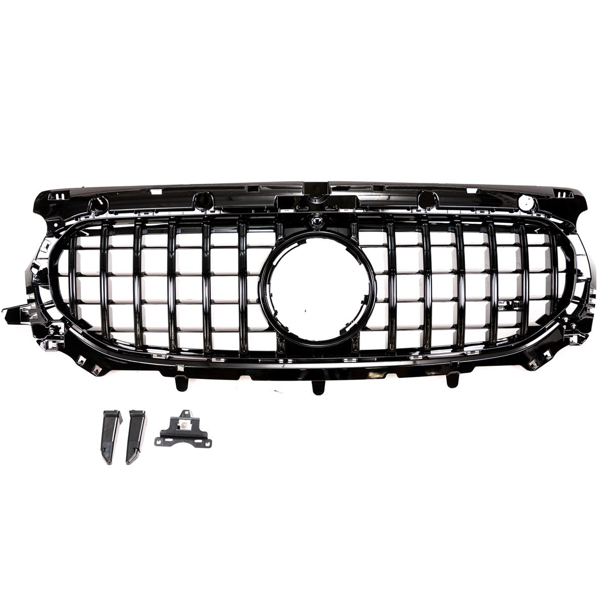 Kühlergrill Hochglanz Schwarz Panamericana GT passend für Mercedes GLA H247 2023+