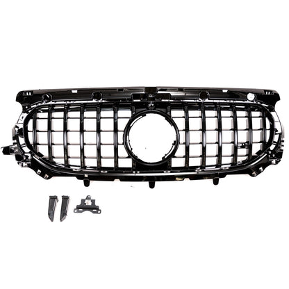 Kühlergrill Hochglanz Schwarz Panamericana GT passend für Mercedes GLA H247 2023+