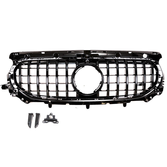 Kühlergrill Hochglanz Schwarz Panamericana GT passend für Mercedes GLA H247 2023+