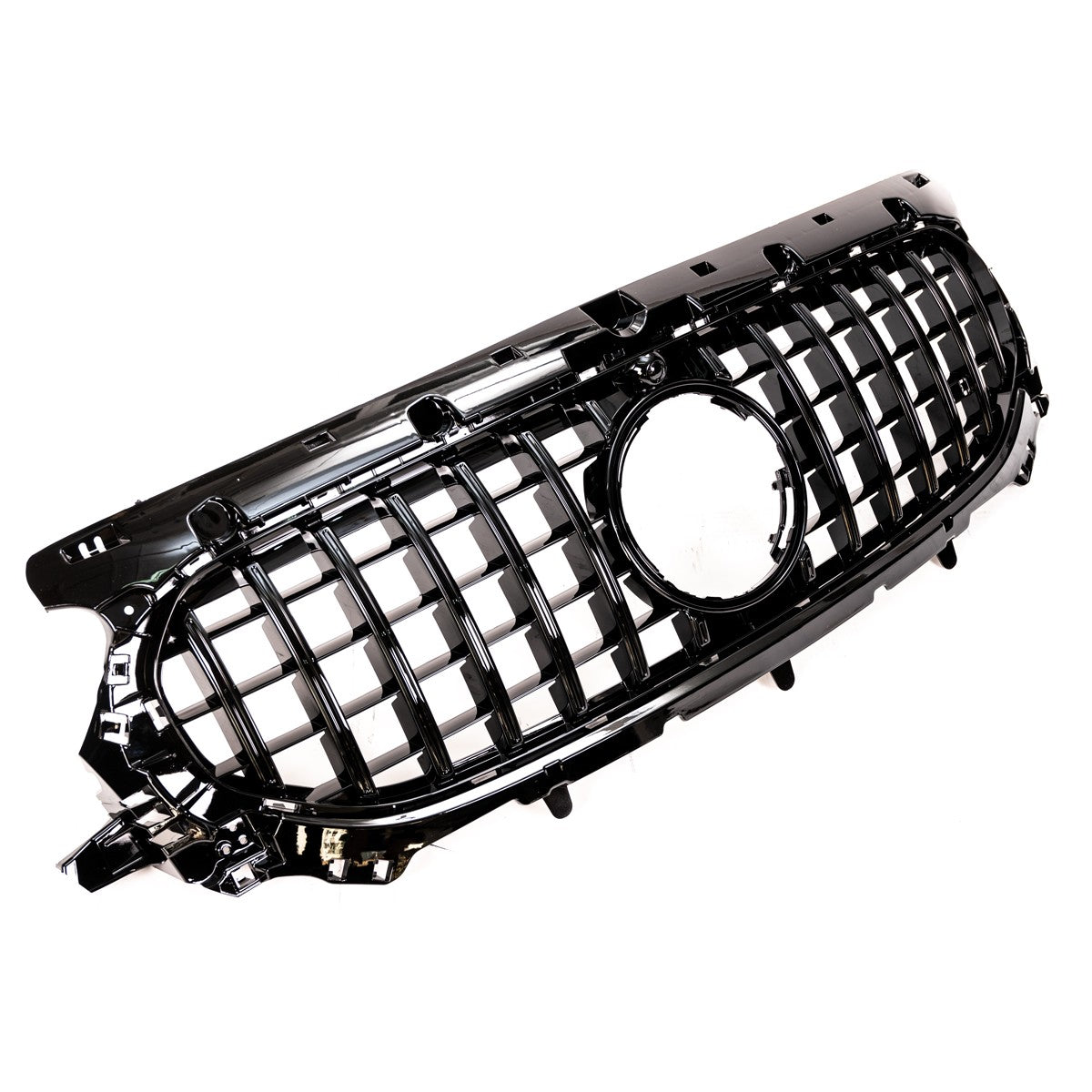Kühlergrill Hochglanz Schwarz Panamericana GT passend für Mercedes GLA H247 2023+