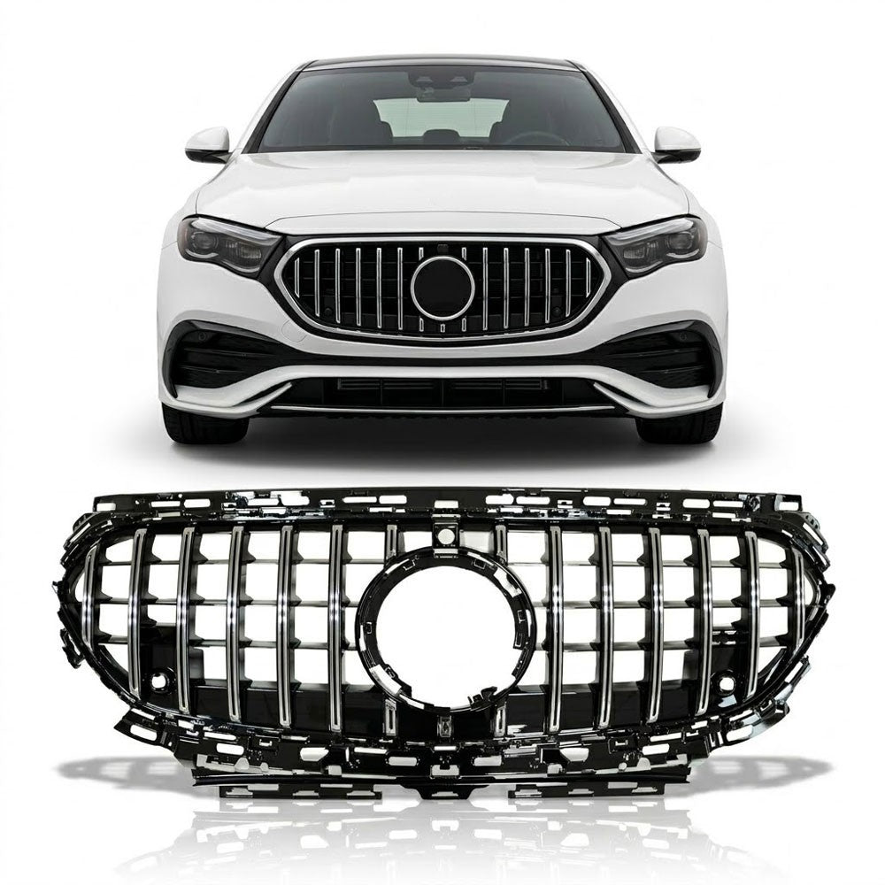Kühlergrill Hochglanz Schwarz Panamericana GT passend für Mercedes E-Klasse W214 2023+