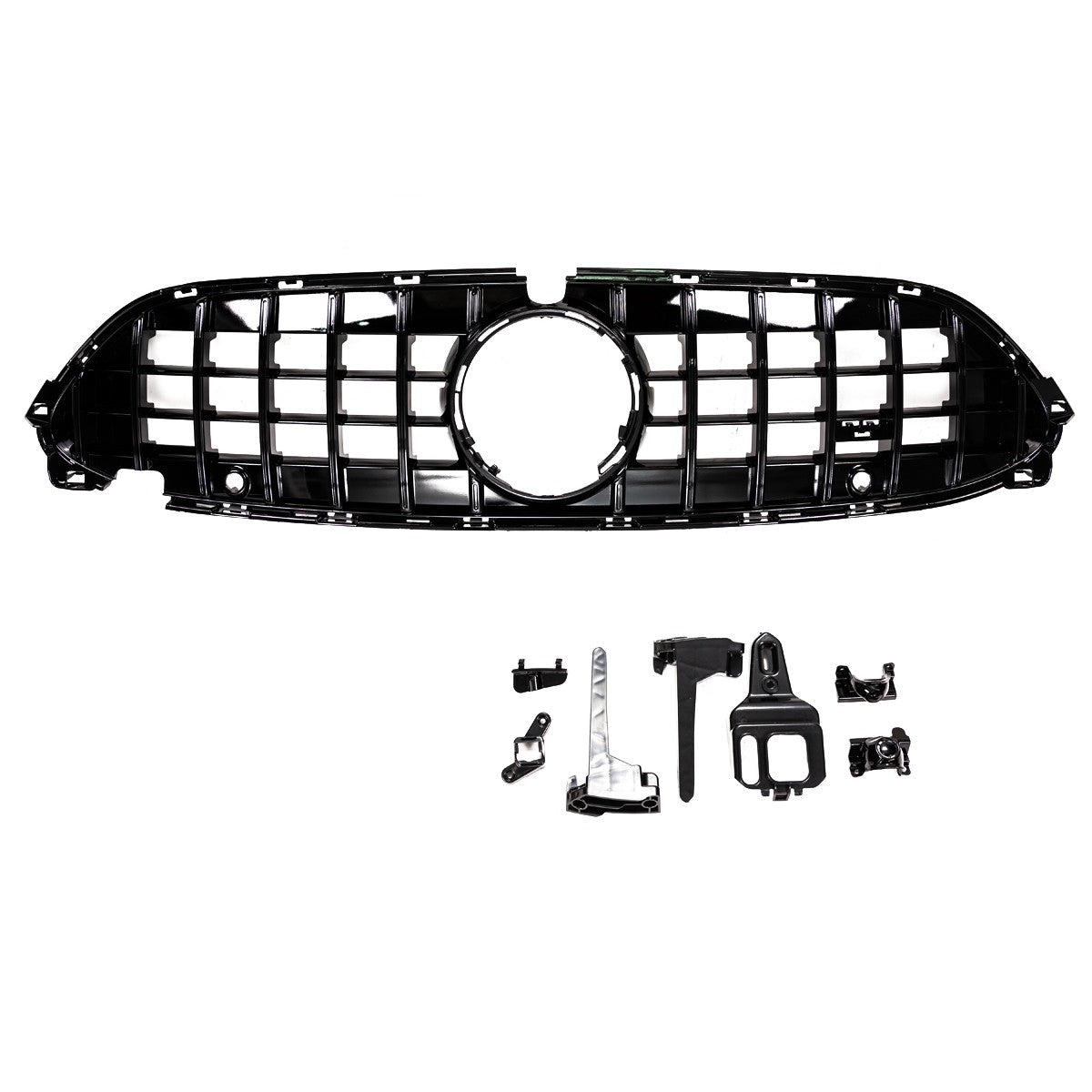Kühlergrill Hochglanz Schwarz Panamericana GT passend für Mercedes CLE C236 2023+