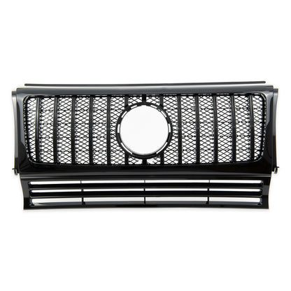 Sportgrill GT Hochglanz Schwarz Chrom passend für MERCEDES G-Klasse (W463) 1990-2018 Panamericana