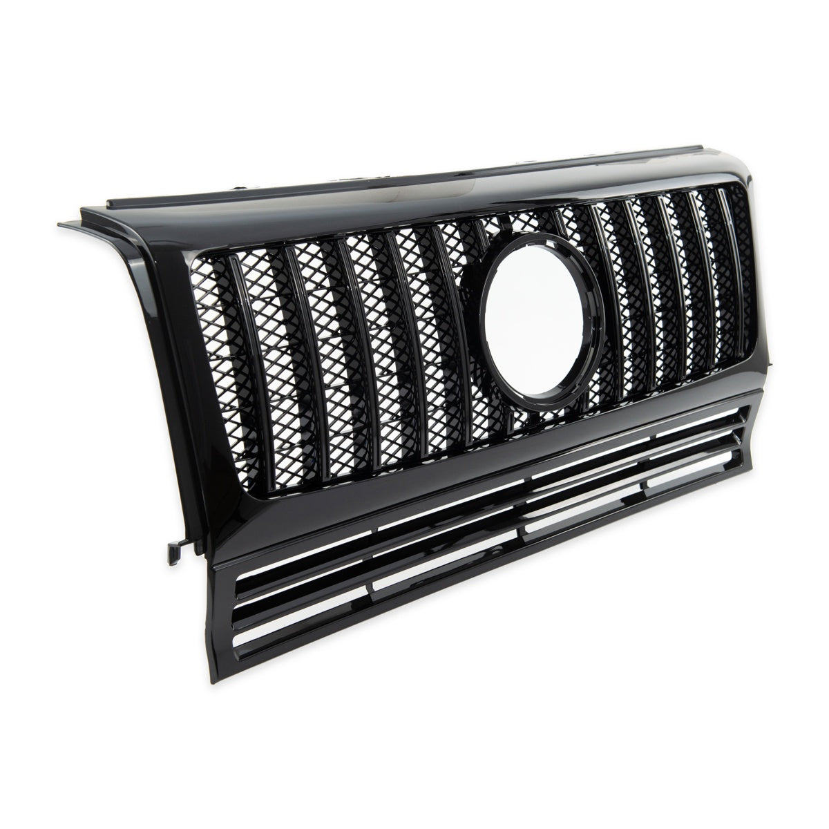 Sportgrill GT Hochglanz Schwarz Chrom passend für MERCEDES G-Klasse (W463) 1990-2018 Panamericana