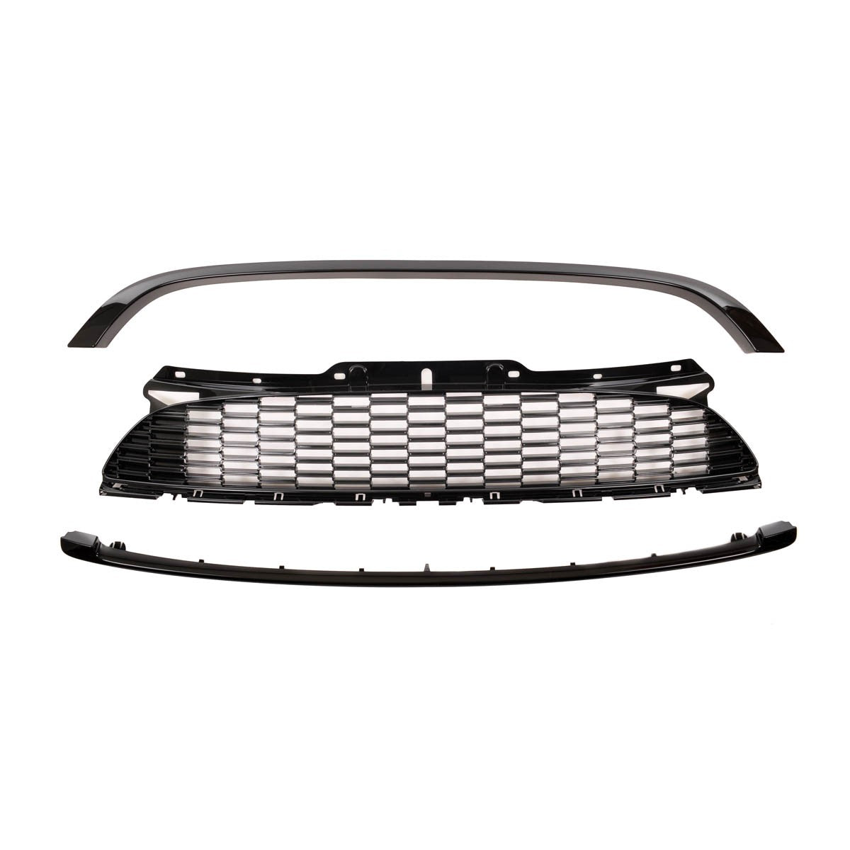 Sportgrill Hochglanz Schwarz passend für MINI Cooper S (R56/R57/R58/R59) 2006-2015