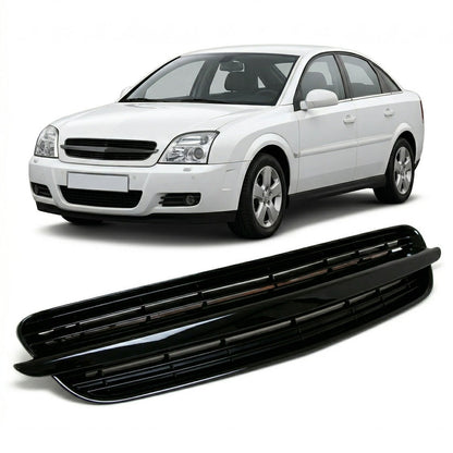 Emblemloser schwarzer Kühlergrill passend für Opel Vectra C 2002-2005