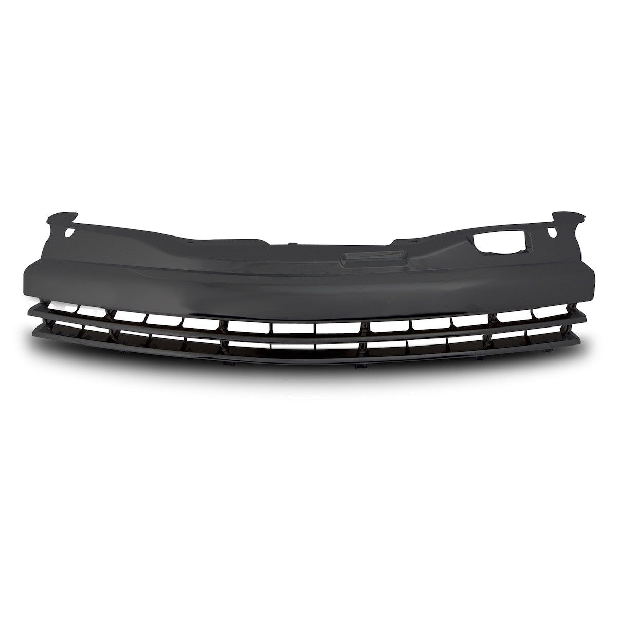 Emblemloser schwarzer Kühlergrill passend für Opel Astra H 2007-2011