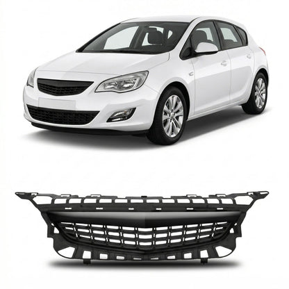Kühlergrill ohne Emblem Schwarz passend für Opel Astra J 2009-2012