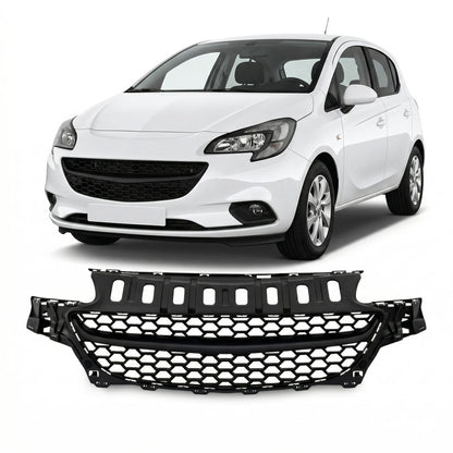Kühlergrill ohne Emblem Schwarz passend für Opel Corsa E 2014-2019