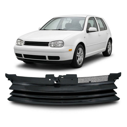 Kühlergrill ohne Emblem Schwarz passend für VW Golf 4 1998-2003