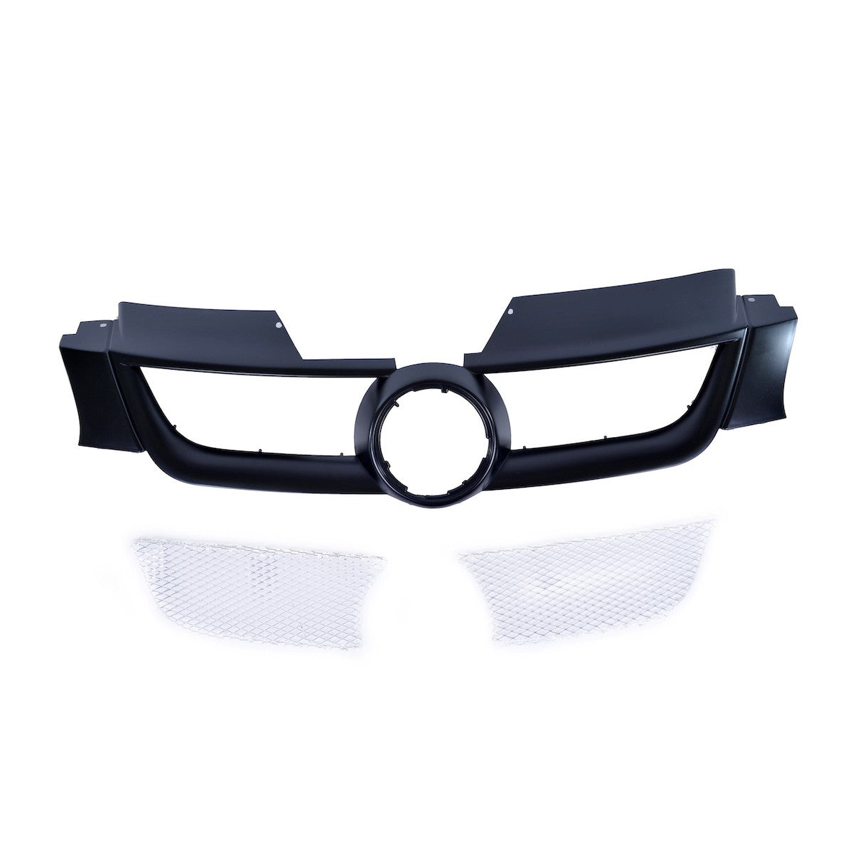 Kühlergrill Schwarz mit Aluminiumgitter passend für VW Golf 5 2003-2008