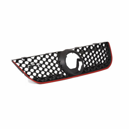 Frontgrill mit rotem Streifen passend für VW Polo 9N2 Facelift 2005-2009