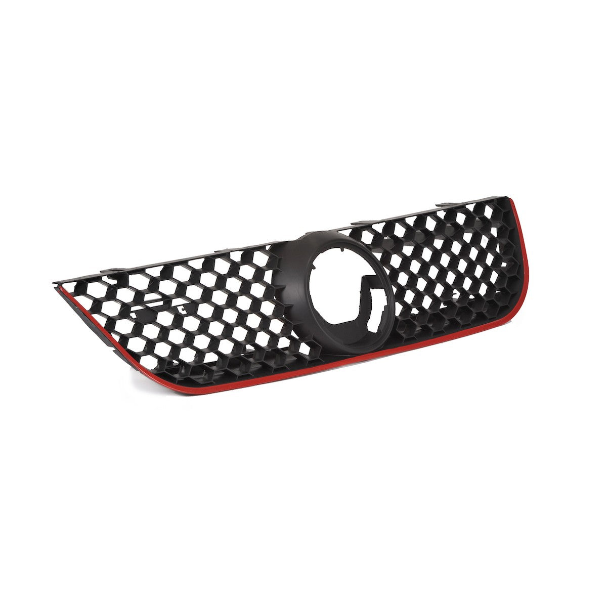 Frontgrill mit rotem Streifen passend für VW Polo 9N2 Facelift 2005-2009