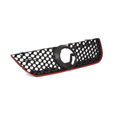 Frontgrill mit rotem Streifen passend für VW Polo 9N2 Facelift 2005-2009