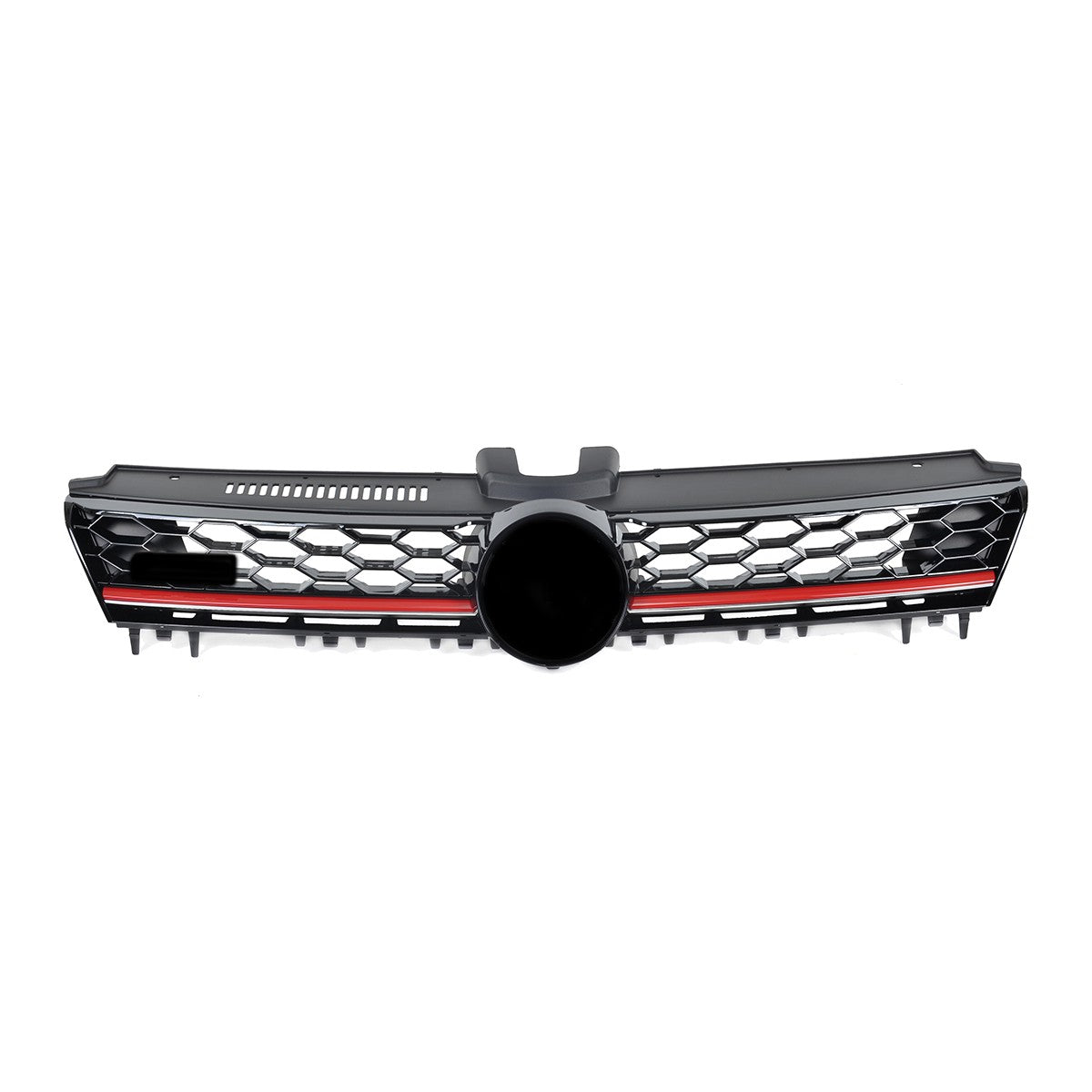 Kühlergrill Schwarz mit rotem Streifen passend für VW Golf 7 2012-2017