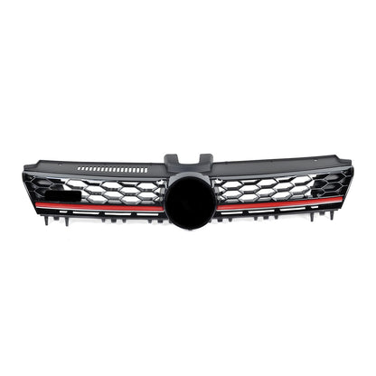 Kühlergrill Schwarz mit rotem Streifen passend für VW Golf 7 2012-2017