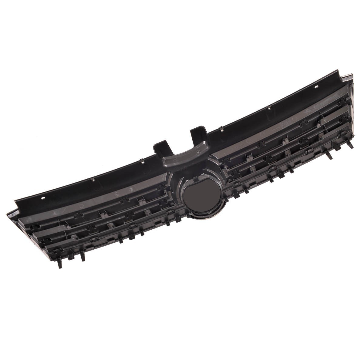 Sportgrill Hochglanz Schwarz mit Gelbem Streifen passend für VW Golf 7 2012-2017