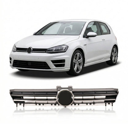 Sportgrill Chrom Schwarz passend für VW Golf 7 2012-2017 R