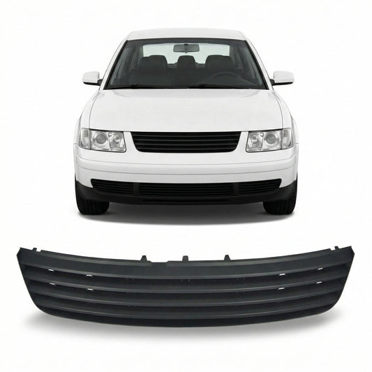 Kühlergrill ohne Emblem Schwarz passend für VW Passat B5 3B 1996-2000